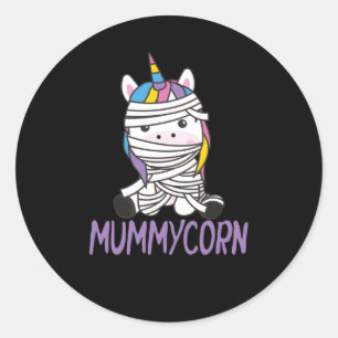 Adesivo Mummycorn Unicorn Mummy Halloween Costume