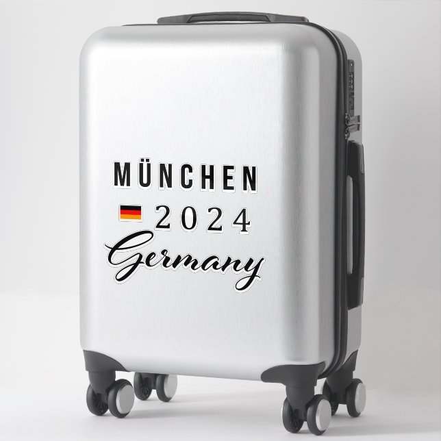 Adesivo München - Alemanha de Munique Vinheta-vinil de cor (Mala)