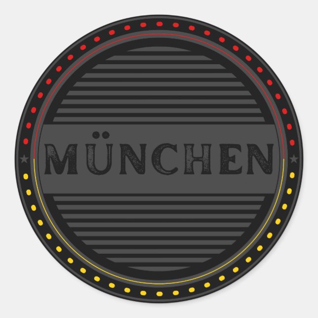 Adesivo München City Pride Emblem – German Identity (Frente)