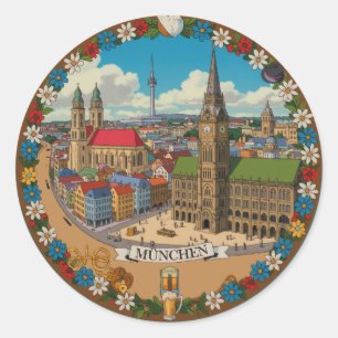 Adesivo Munchen Mich Deutchland