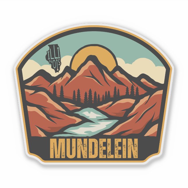 Adesivo Mundelein, Illinois  (Frente)