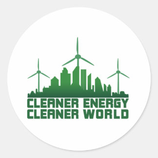 Adesivo Mundiais mais limpos de energia