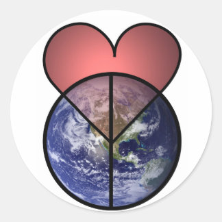 Adesivo mundo da paz