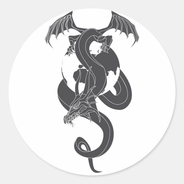 Adesivo Mundo do Dragão (Frente)