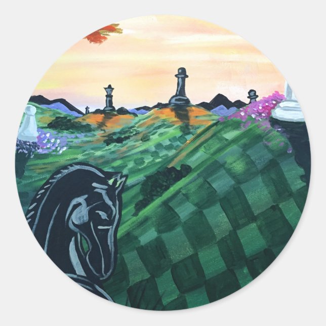 Adesivo Mundo Do Xadrez (Frente)