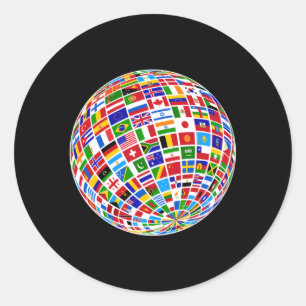 Adesivo Mundo Infla Países Do Mundo