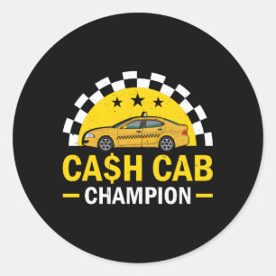 Adesivo Mundos de Trabalho de Driver de Taxi do Cash Cab M