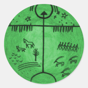 Adesivo Mundos do xamanismo