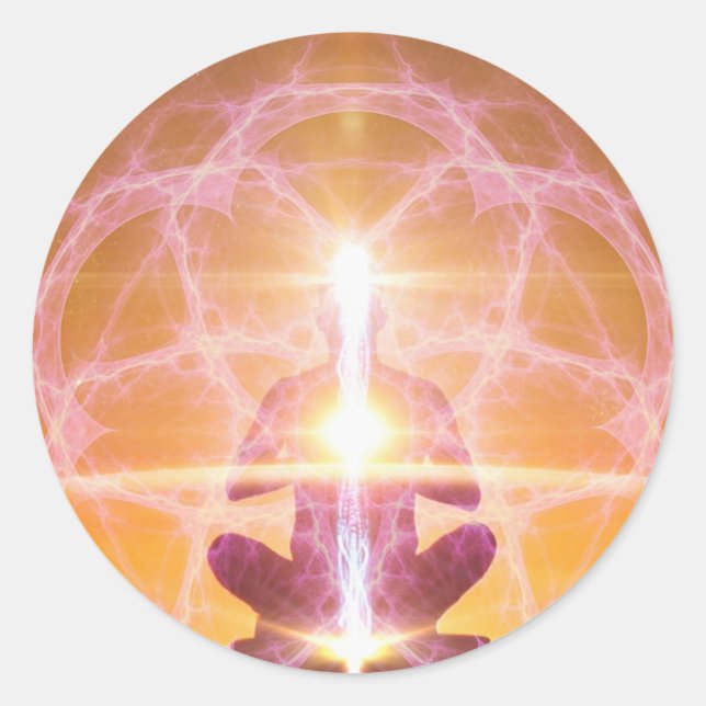 Adesivo Mundos Exteriores do Interior - Kundalini e Chakra (Frente)