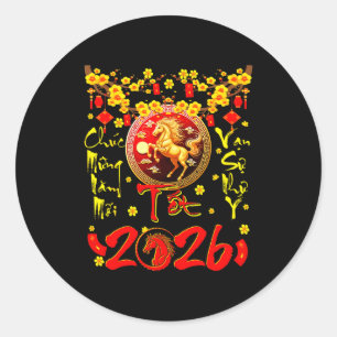 Adesivo Mung Nam Moi Tet 2026 Ano Novo Lunar Vietnamita Ho