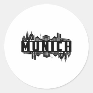 Adesivo Munich, Alemanha, cidade de Cityscape, Legal Gift