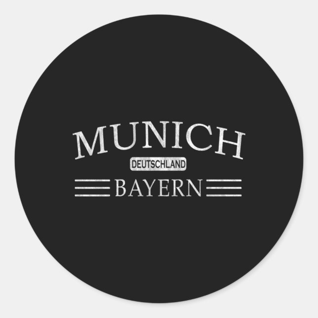 Adesivo Munich Bayern Alemanha Bavaria Gery (Frente)