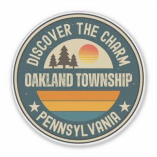Adesivo Município de Oakland, Pensilvânia