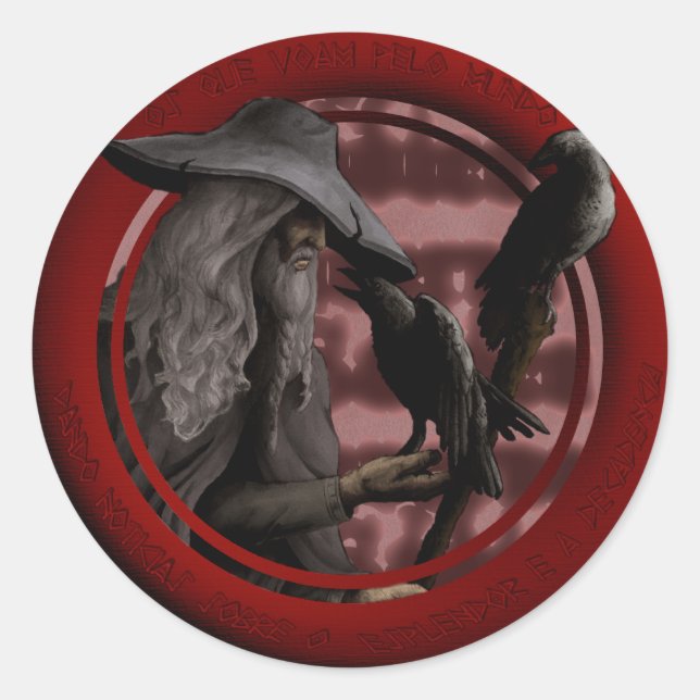 Adesivo Munin e Hugin (Frente)