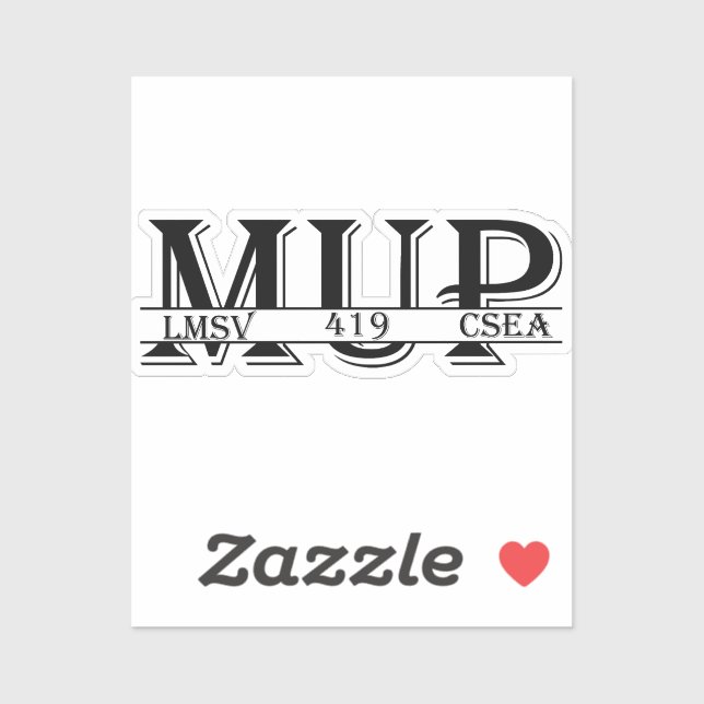 Adesivo Mup Sticker (Folha)