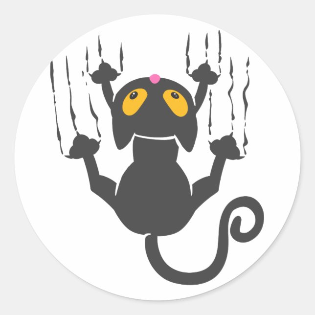 Adesivo Muro de Arranque de Gato de Cartografia - Escolha  (Frente)