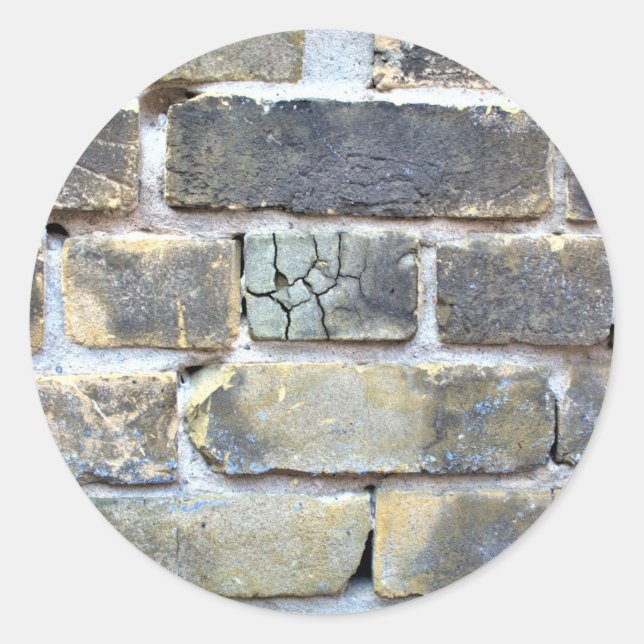 Adesivo Muro de tijolos com Cinzas leves quebradas (Frente)