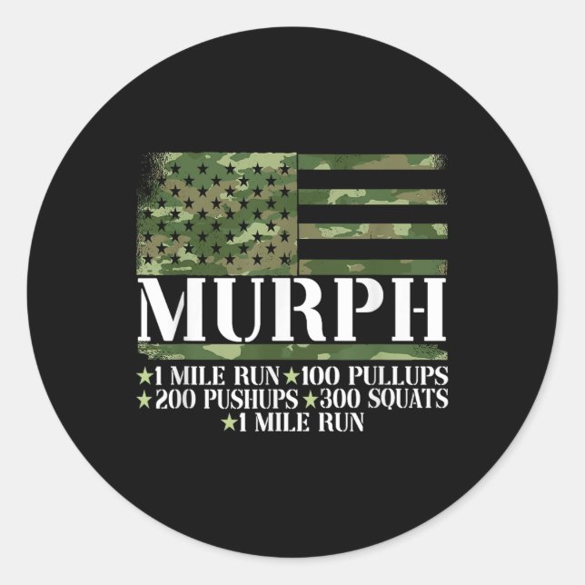 Adesivo Murph Memorial Workout (Frente)
