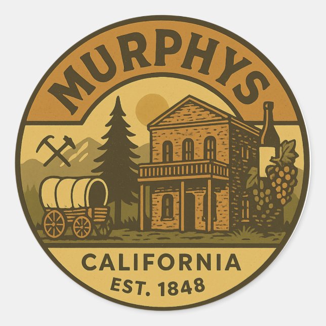 Adesivo Murphy's California Vintage Emblem (Frente)