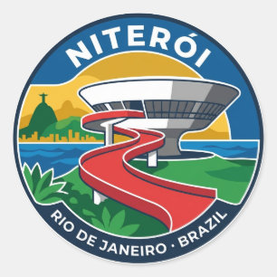 Adesivo Museu de Arte Contemporânea de Niterói Brasil