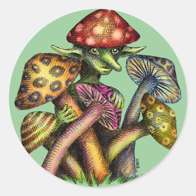 Adesivo Mushroom Elf (Frente)