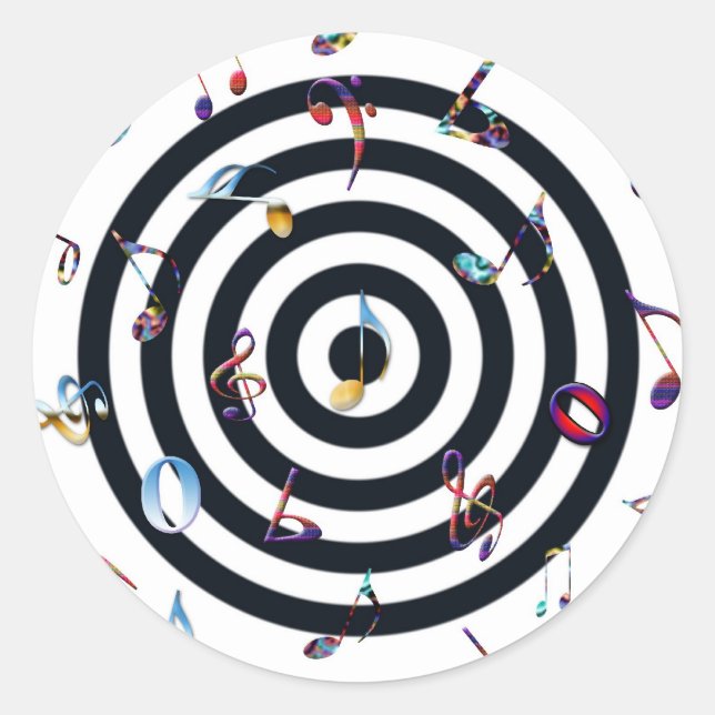 Adesivo Music Mania - Sticker (Frente)