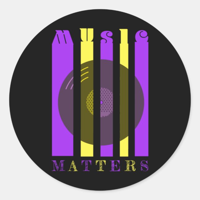 Adesivo Music S Sticker (Frente)