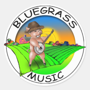 Adesivo Música Bluegrass