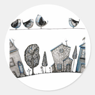 Adesivo Música de pássaro