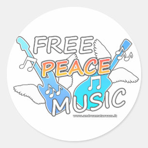 Adesivo Música de Paz Livre
