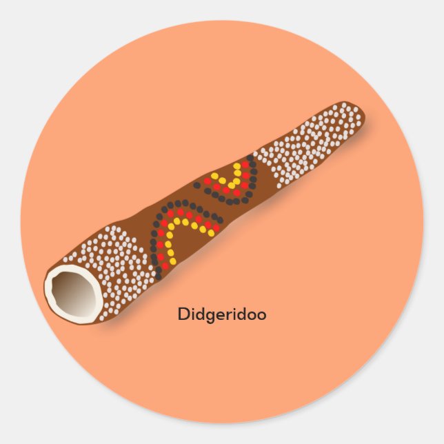 Adesivo MÚSICA: Didgeridoo (Frente)