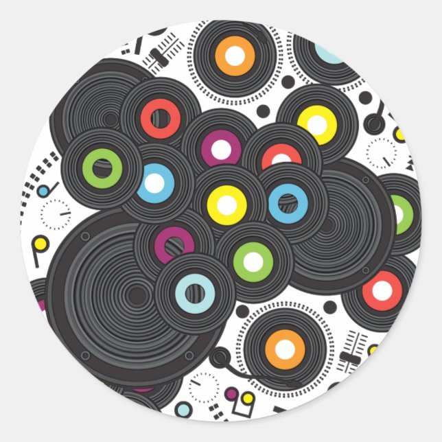 Adesivo Música do 20 (Frente)