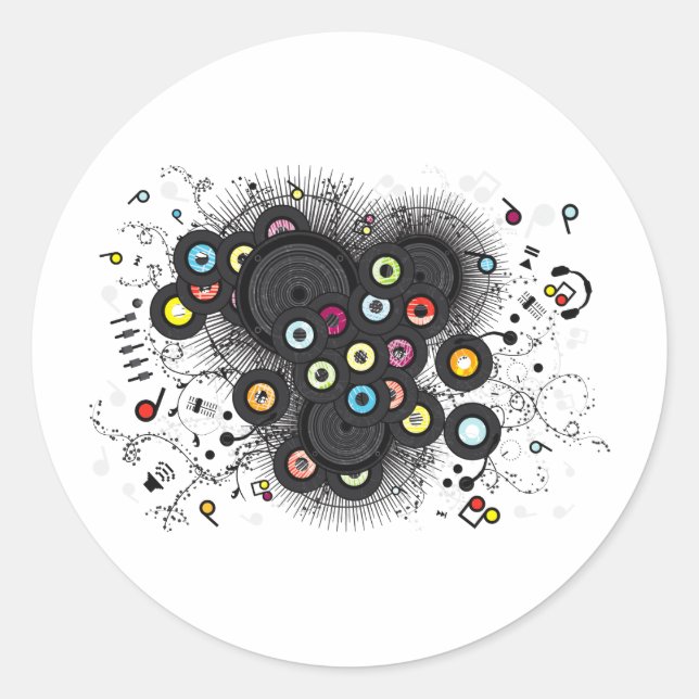 Adesivo Música do 20 (Frente)