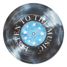 Música do Disco Preto Azul Água