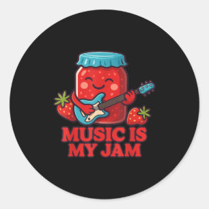 Adesivo Música É Minha Arte De Professores De Música Retro