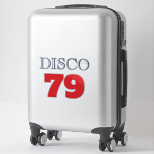 Adesivo Música Entretenimento Disco 79 Pop Art Retro