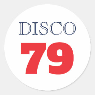 Adesivo Música Entretenimento Disco 79 Pop Art Retro