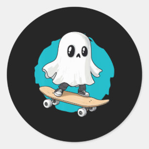 Adesivo Música Fantasma Trippy Vaporwave Halloween Techno