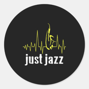 Adesivo Música Legal saxofone do Jazz
