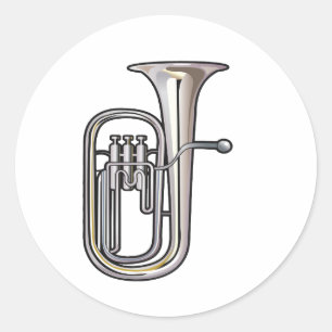 Adesivo música realistic.png do instrumento de bronze do