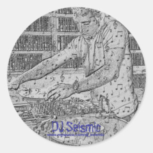 Adesivo Música sísmica do DJ Makin!