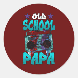 Adesivo Música Trap Hip Hop Papa Old School Boombox Mascul
