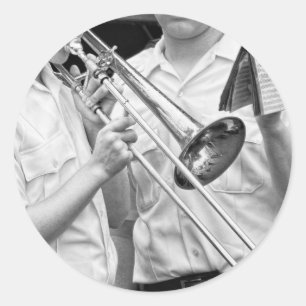 Adesivo Música - Trombone - Uma mão amiga