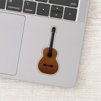 Adesivo Musical do Violão Acústico