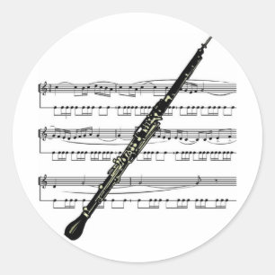 Adesivo musical Oboe 01 B