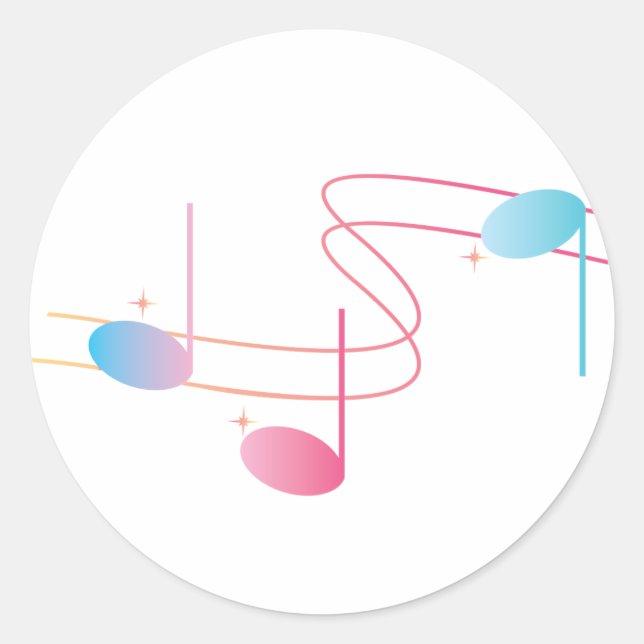 Adesivo Musical Swirl (Frente)