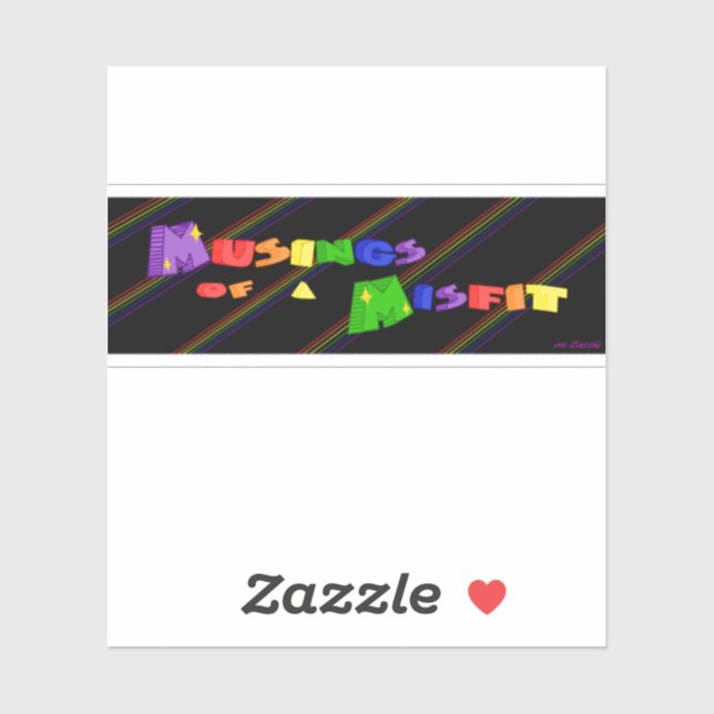 Adesivo Músicas de um Banner inadequado (Folha)