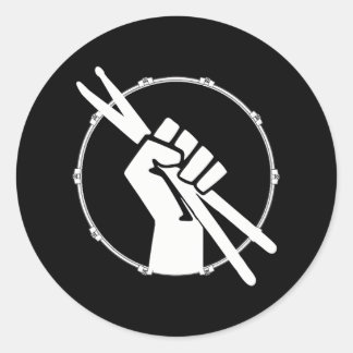 Adesivo Músico baterista que ama tambores