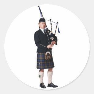 Adesivo Músico do Bagpipe