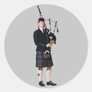 Adesivo Músico do Bagpipe